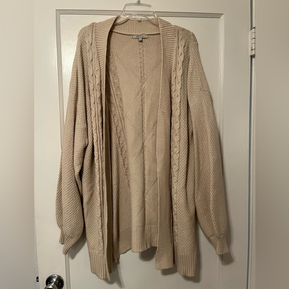Cozy Casual Women's Cream Cardigan